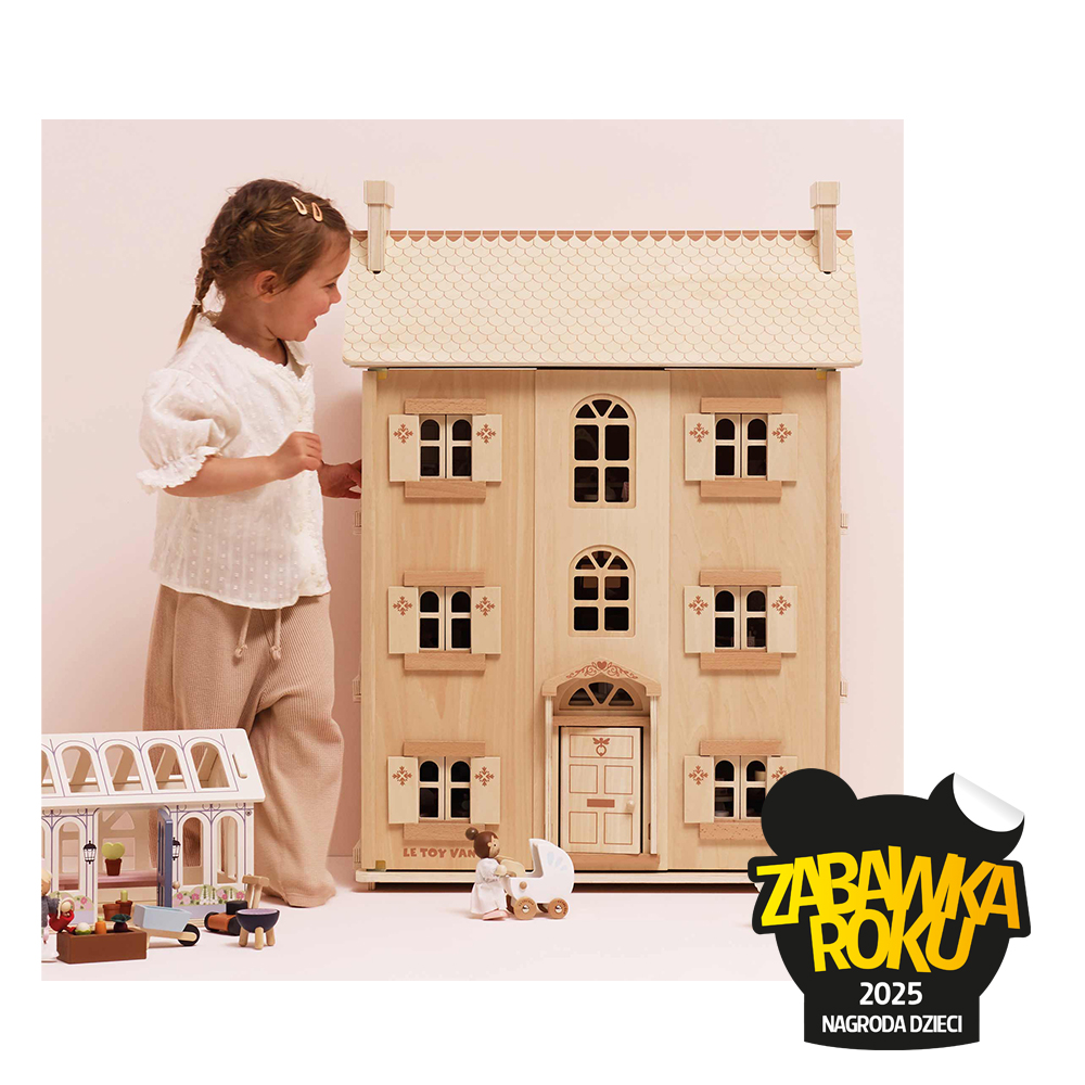 Naturalny drewniany domek dla lalek (ekologiczny, FSC®)” | Le Toy Van