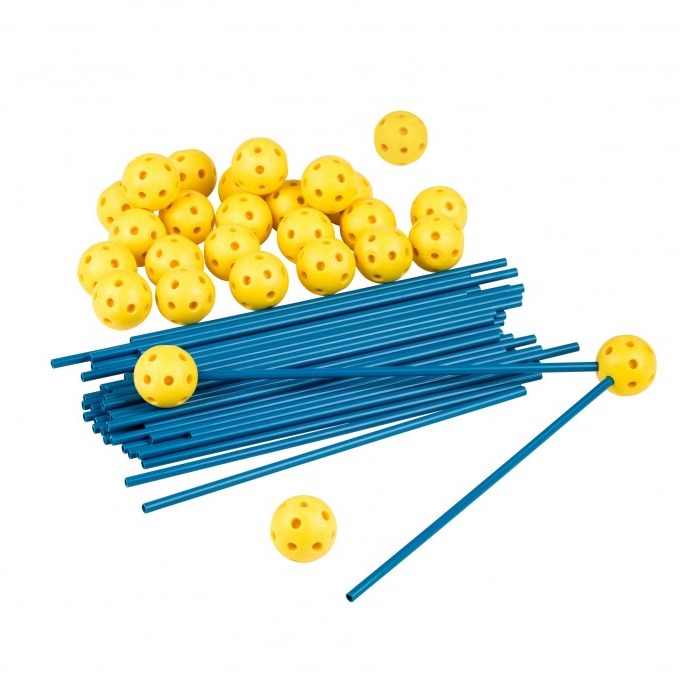 Zwariowany namiot żółto - niebieski