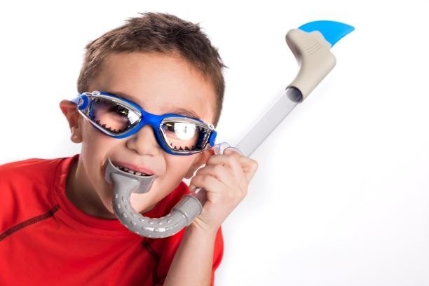 Bling2O Rurka do nurkowania Rekin szary 3+