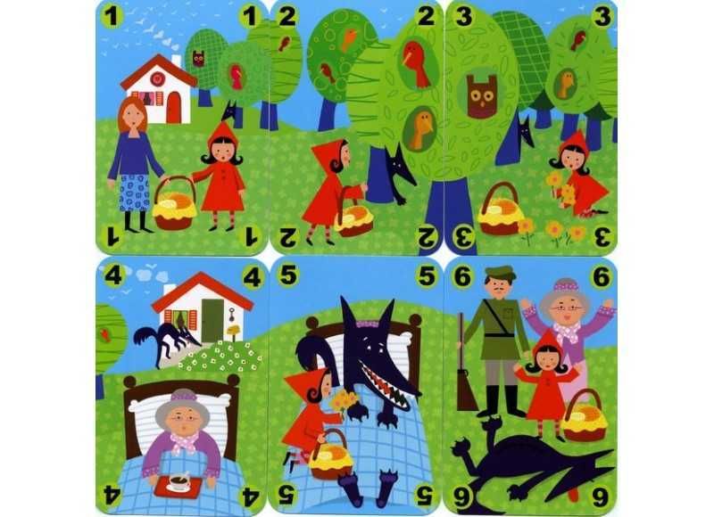 Djeco Gra Karciana Czerwony Kapturek 4+