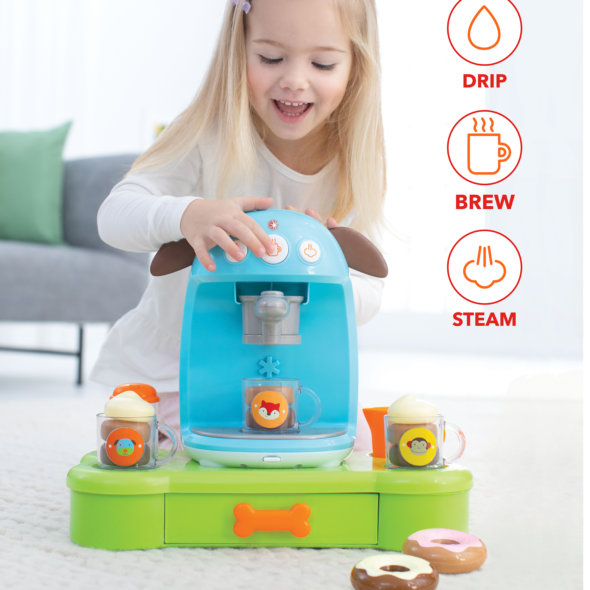 Skip Hop Ekspres do kawy Zoo 20 elementów 3+