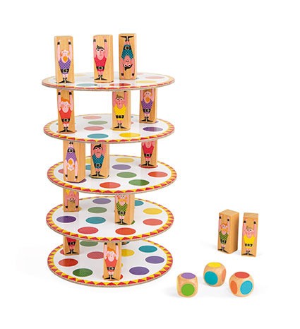 Janod Gra zręcznościowa Akrobaci 3+