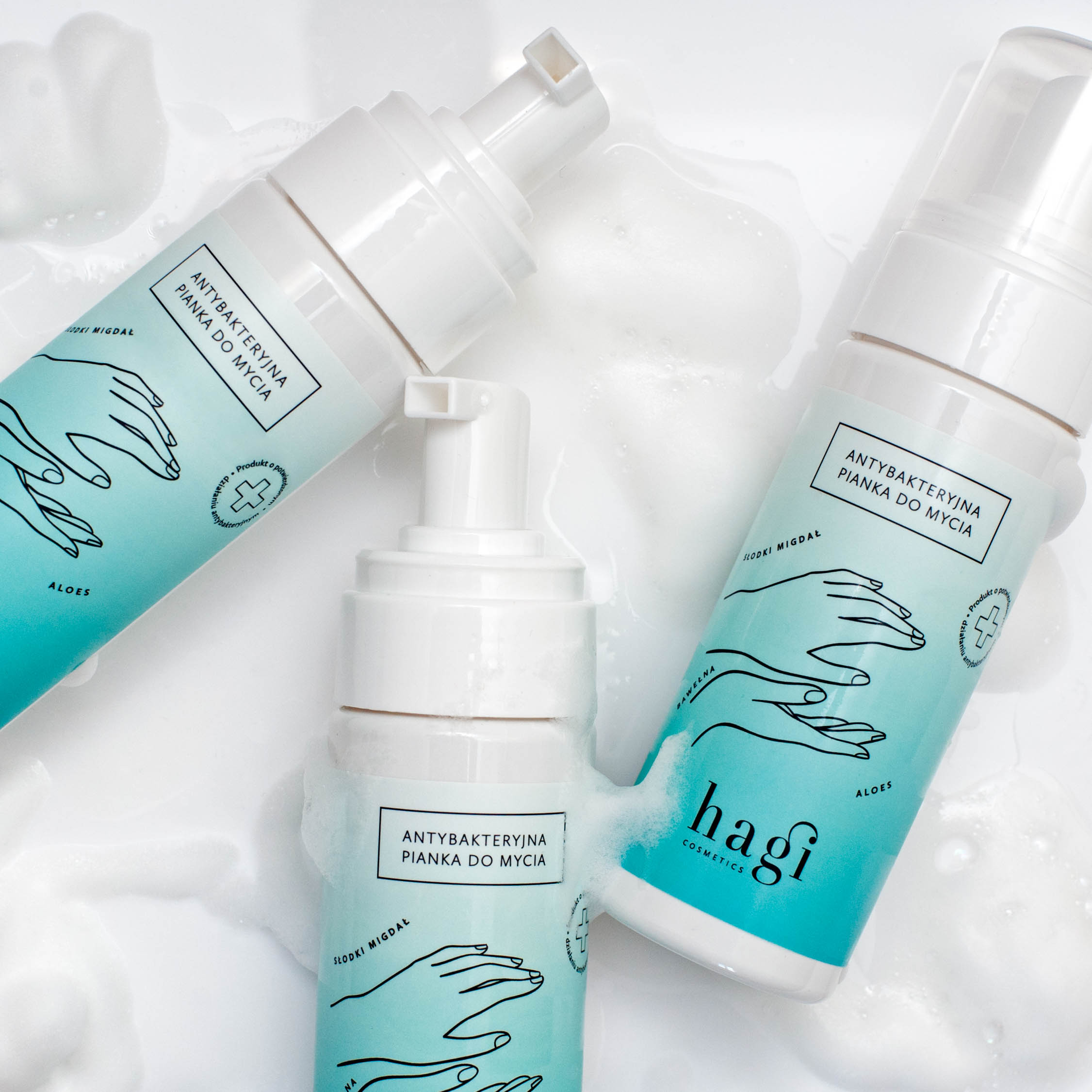 Hagi Cosmetics Antybakteryjna pianka do mycia 150ml