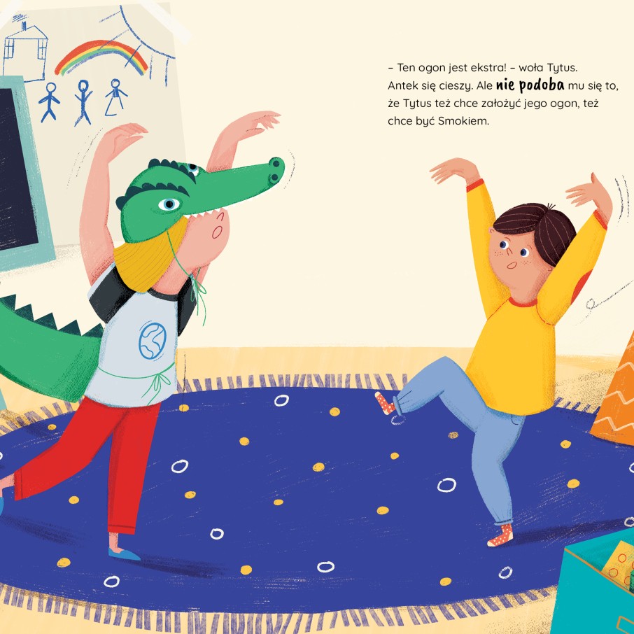 Natuli Książka "Smok" dla Dzieci 3+ | Opowieść o Dzieleniu