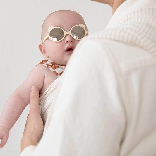 Ki ET LA Okulary Ours'on 0-1 Cream - Ochrona UV400