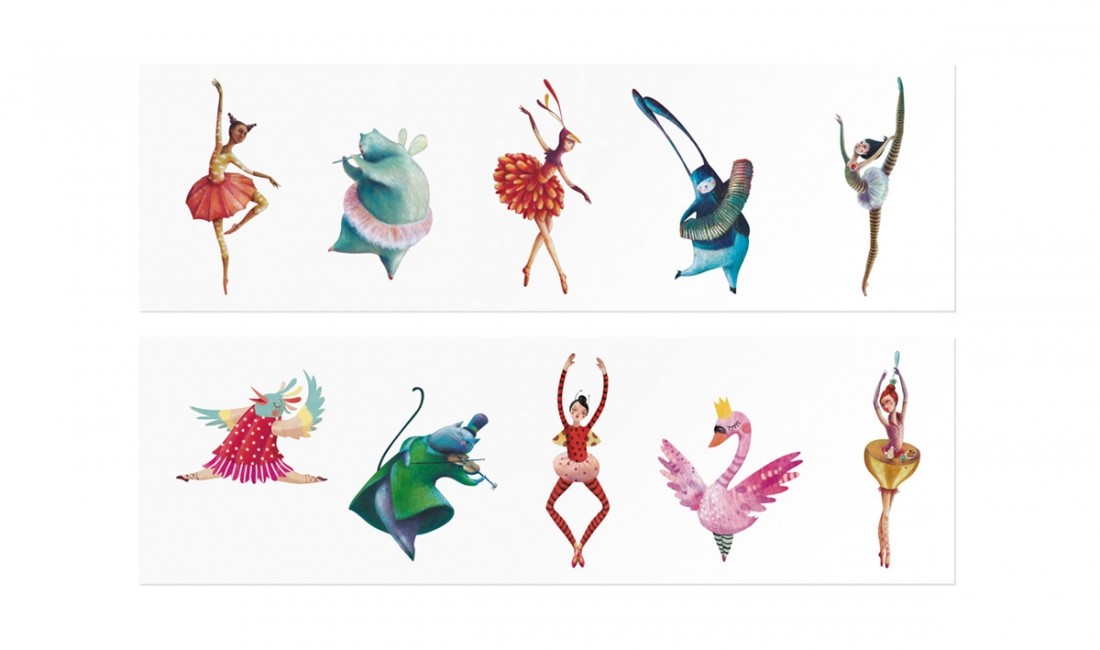 Londji Tatuaże Balerine 10 sztuk