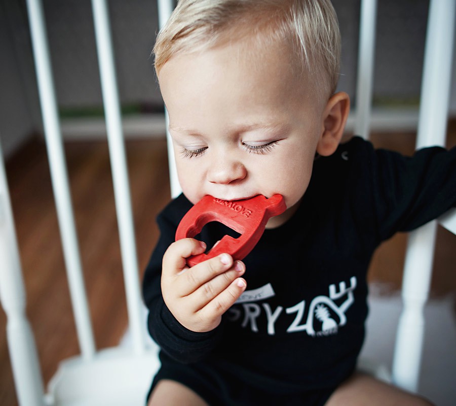 Lullalove Gryzak Mr B z kauczuku naturalnego 3+