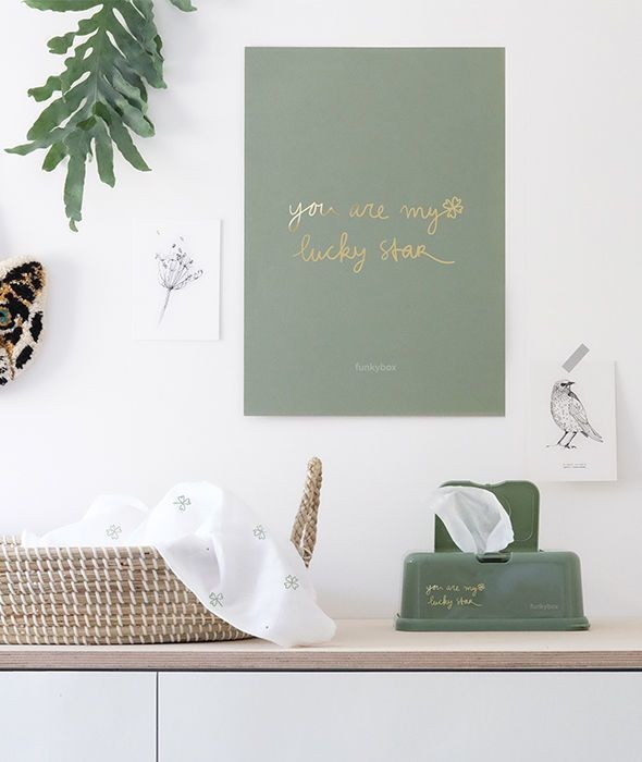 Funkybox Pojemnik na chusteczki Lucky Clover 0m+