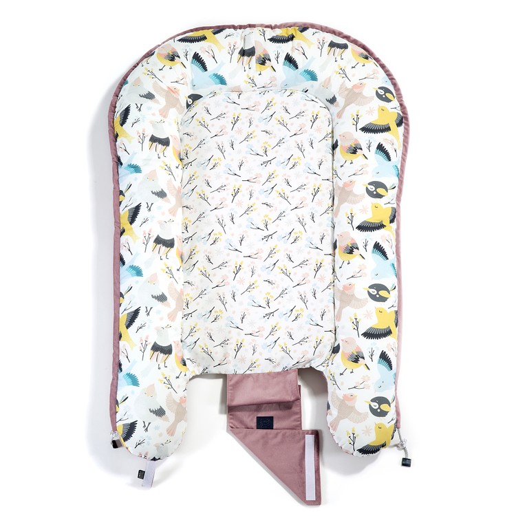 La Millou Kokon Velvet Cute Birds French Lavender 0+