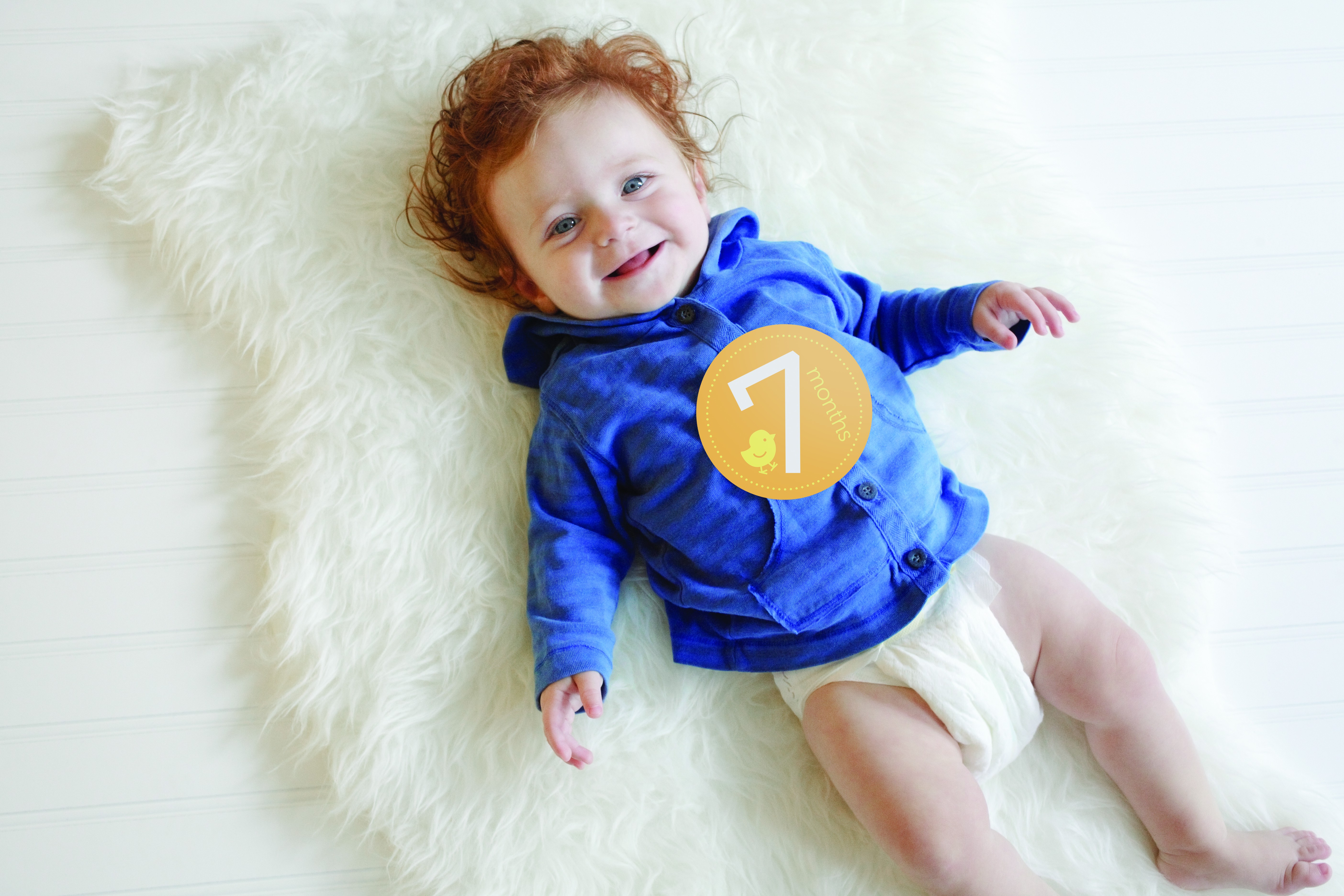 Naklejki na brzuszek z miesiącami - Kolorowe Pamiątki 0+