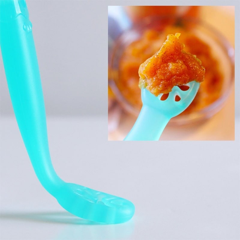 ChooMee Łyżeczka Intuicyjna 2 szt. Zielono-Niebieska 6m+