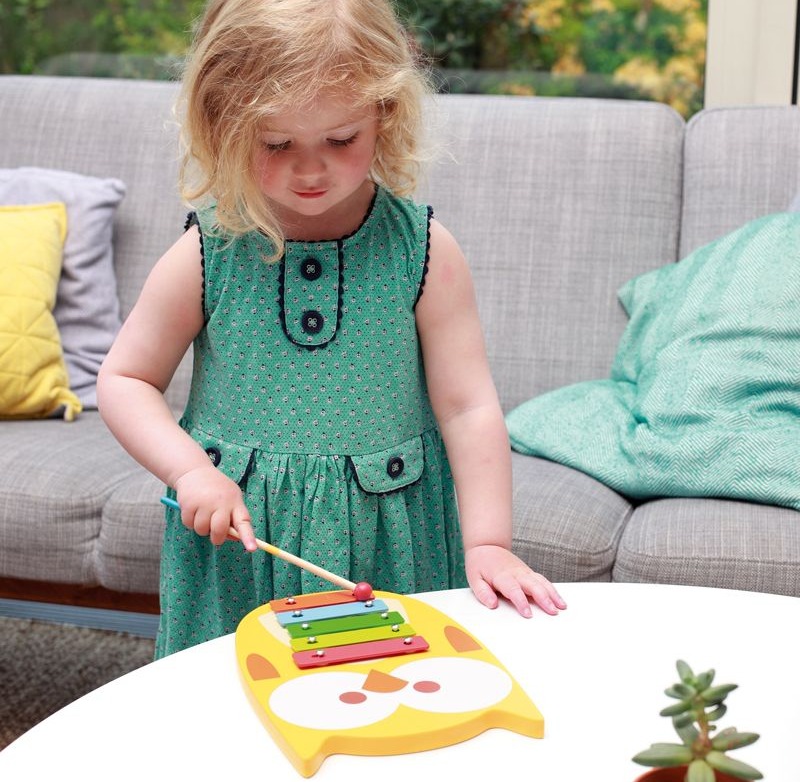 Scratch Cymbałki Sówka Lou 12m+