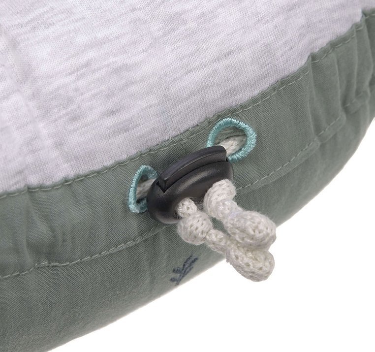 Lassig Kokon Niemowlęcy Cozy Home szarozielony 0+