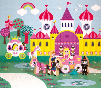 Janod Księżniczka Zestaw Drewniany Story 7el 3+