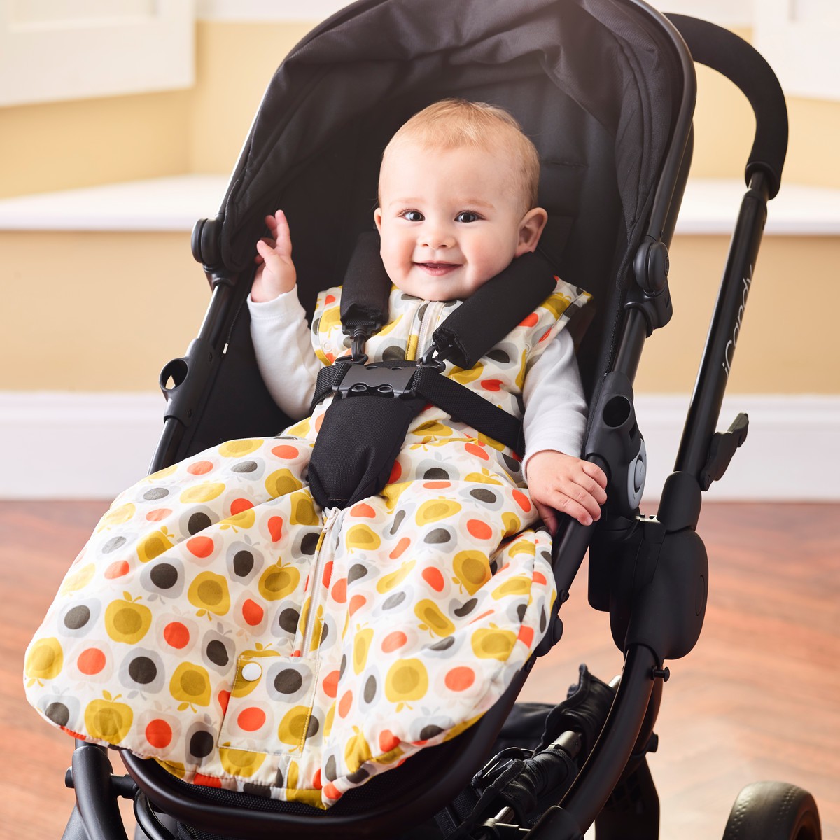 Gro Company Śpiworek Orla Kiely Apple Travel 2.5 tog 6-18 m