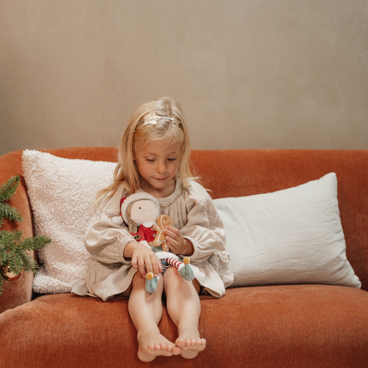 Little Dutch, Laleczka X-mas Rosa 35 cm