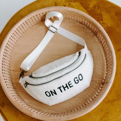 Childhome Nerka Banana Bag Teddy Bear White - Limitowana Edycja