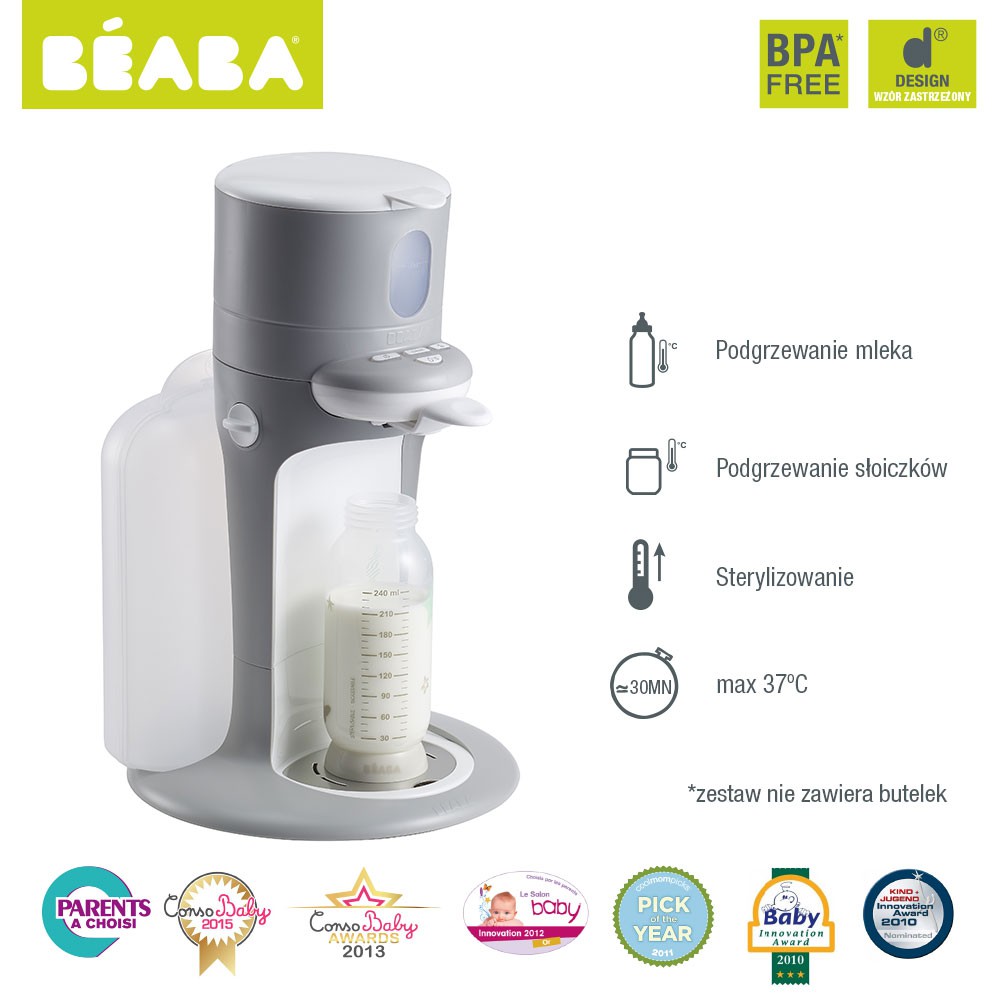 BEABA Bibexpresso Ekspres do mleka 3w1 Grey 0+