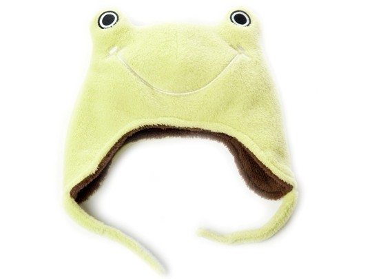 FlapJack Czapka Zimowa Dwustronna Żabka/Miś 6m-3l