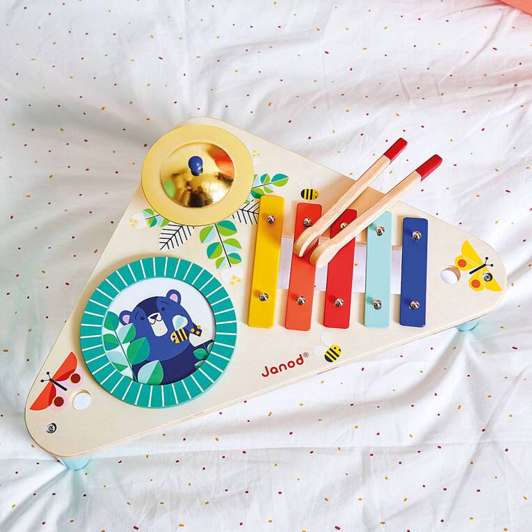 Janod Stolik Muzyczny Gioia Drewniany 12m+