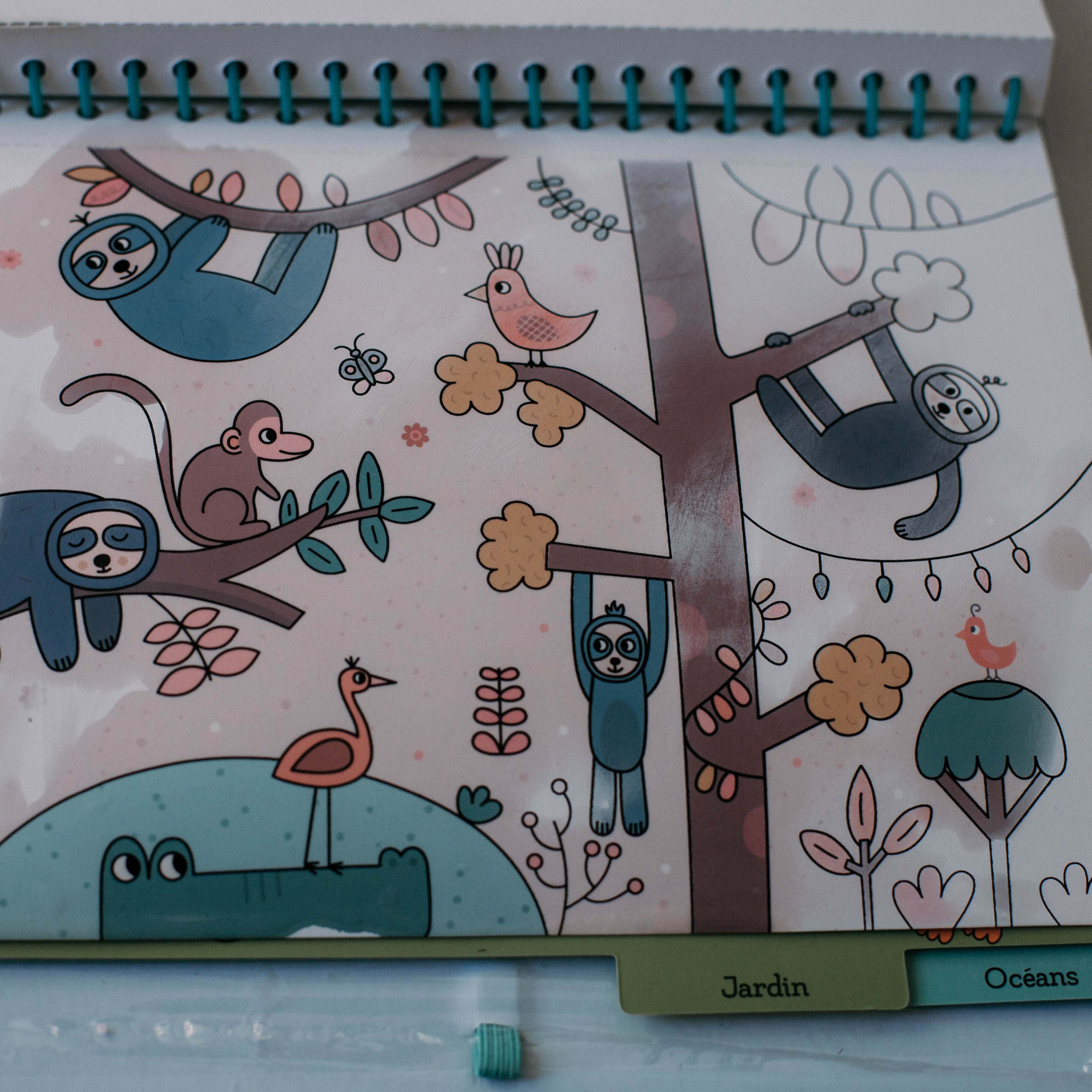 Auzou Kolorowanka Wodna Dzikie Zwierzątka 3+