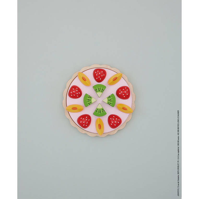 Janod Drewniana Tarta Owocowa Twist 15el 2+