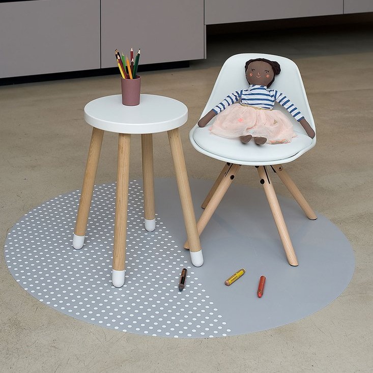 Toddlekind Mata Ochronna Okrągła Clean Wean Spotted Dove Grey 0+