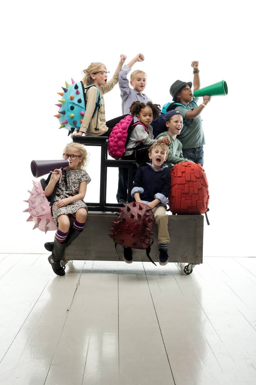 MadPax Plecak czarny dla dzieci i młodzieży 46cm