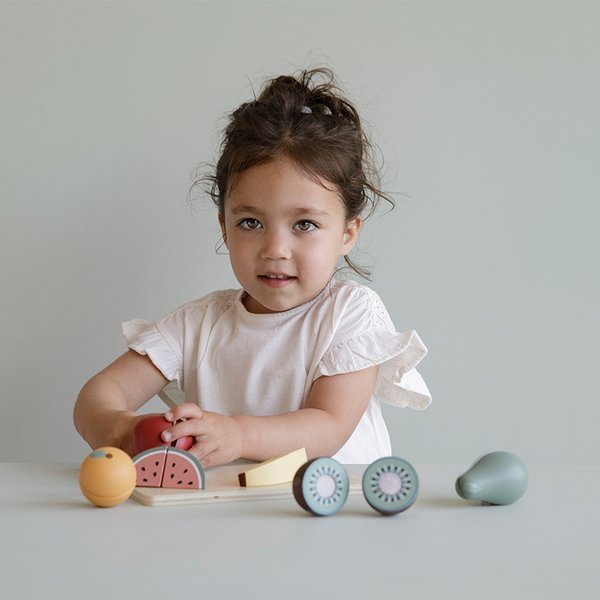 Little Dutch Deska do krojenia z owocami 2+