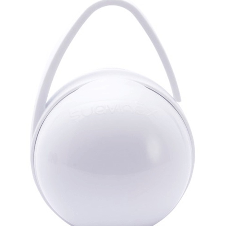 Suavinex Opakowanie na smoczki 2 szt. białe | 0+