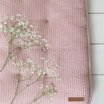 Little Dutch Śpiworek bawełniany Pure pink 110 cm