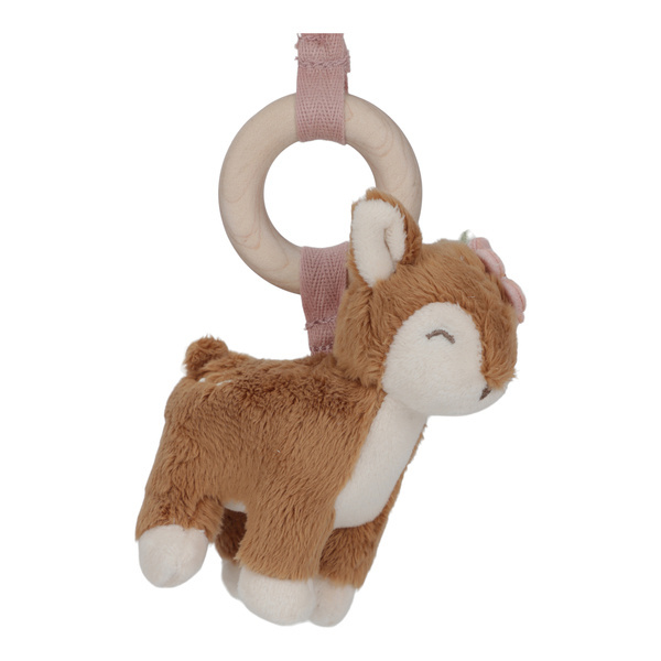 Little Dutch – Pałąk interaktywny Fairy Garden – drewniany pałąk z zawieszkami 0–6 mc