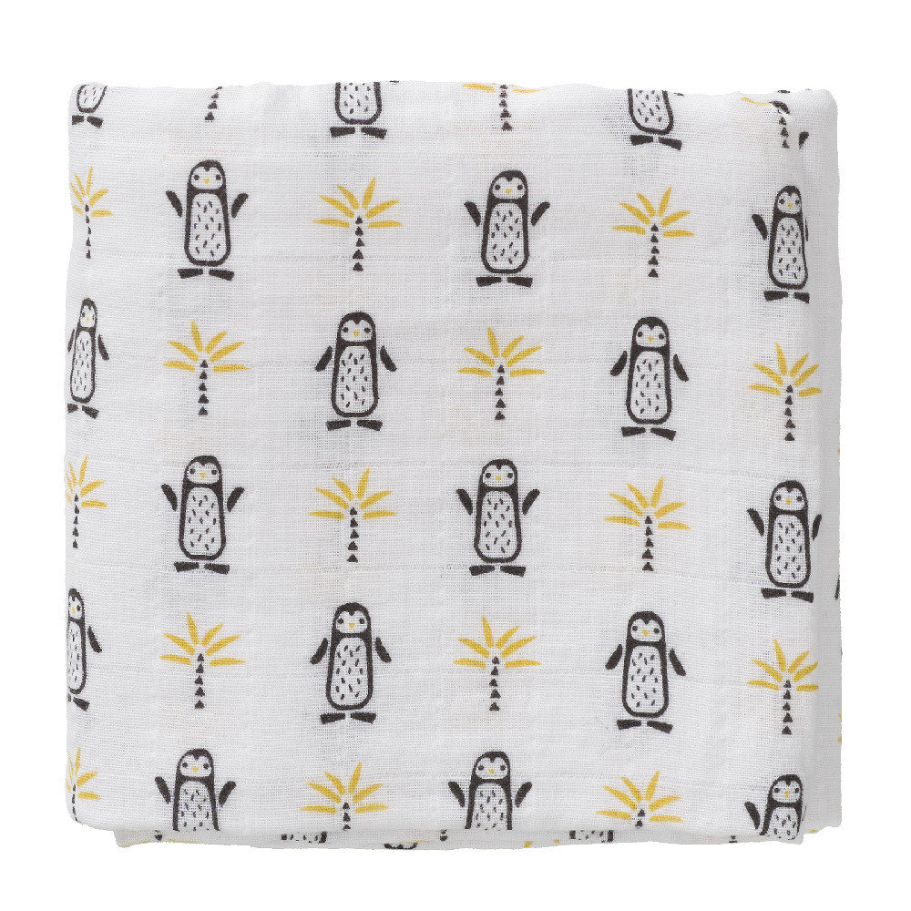 Fresk Pieluszki Muślinowe Pingwin 2 szt. 120x120cm