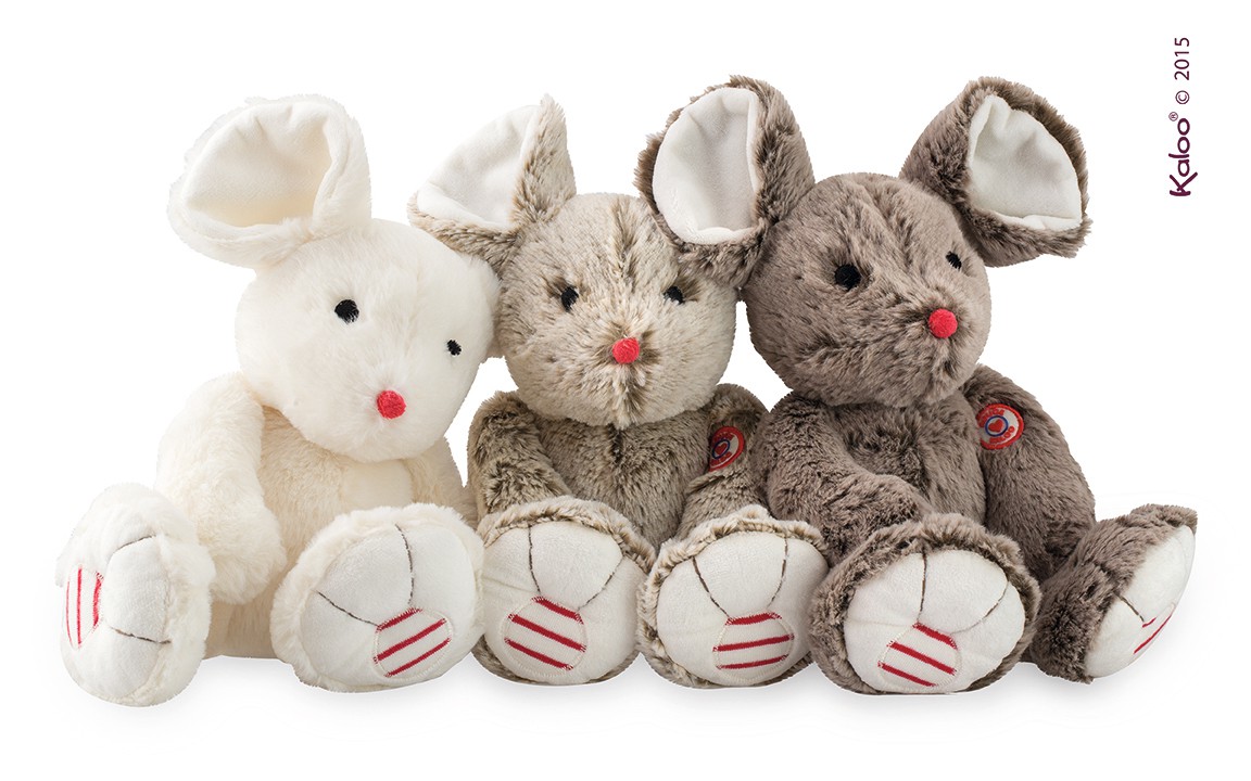 Kaloo Myszka piaskowy beż 31cm - kolekcja Rouge 0+