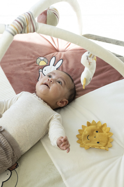 Tiamo Miffy Mata Edukacyjna z Pałąkiem Fluffy Pink 0+