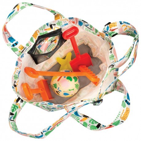 Torba Maison Petit Jour Anti-Sand Dżungla | Pojemna 43x35cm