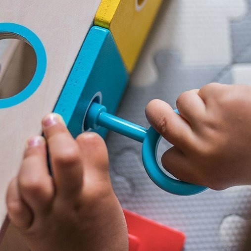 Janod Drewniany Sorter z Kluczykami Essentiel 18m+