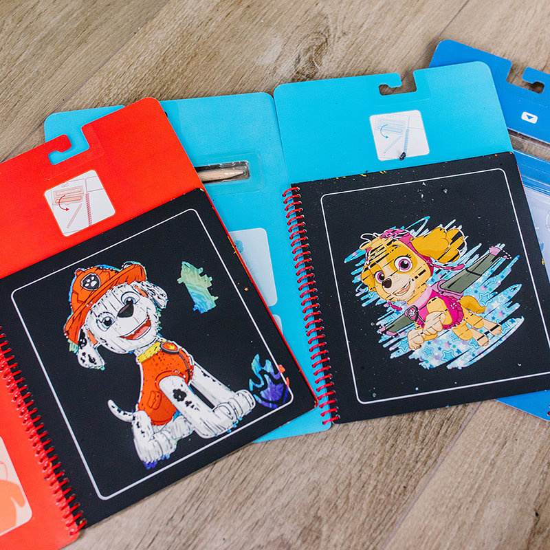 Psi Patrol Scratch Art Pad wydrapywanka Melissa & Doug