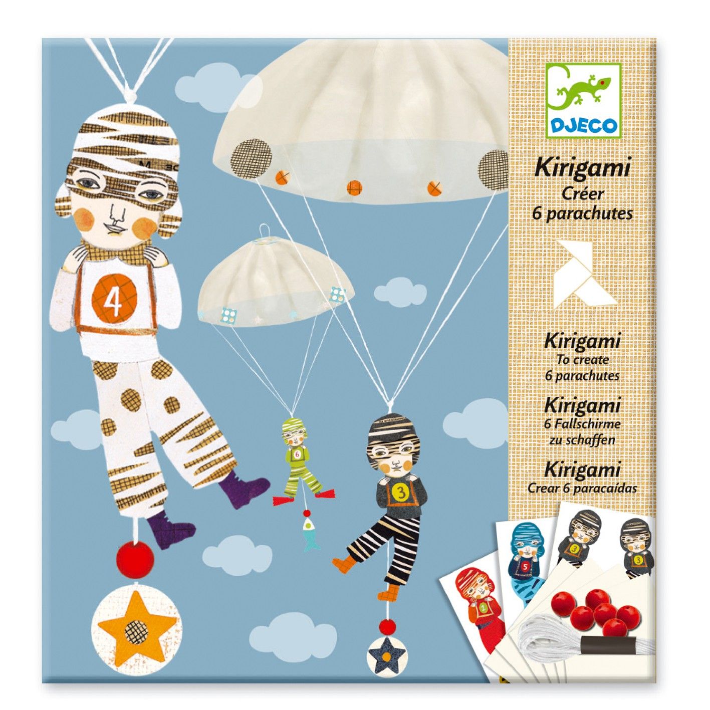 Djeco Kirigami Spadochroniarze 7+