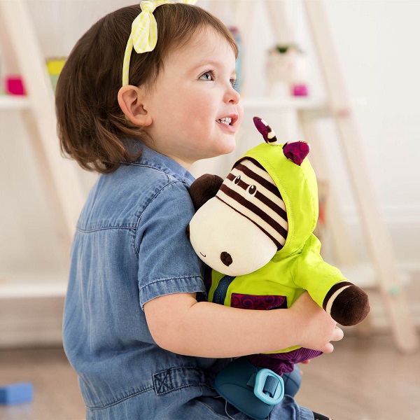 B.toys Chichotek Zebb Zebra do nauki ubierania 2+