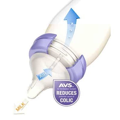 Lansinoh Butelka Natural Wave 160ml ze smoczkiem | 0+