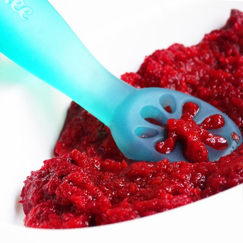 ChooMee Łyżeczka Intuicyjna 2 szt. Zielono-Niebieska 6m+