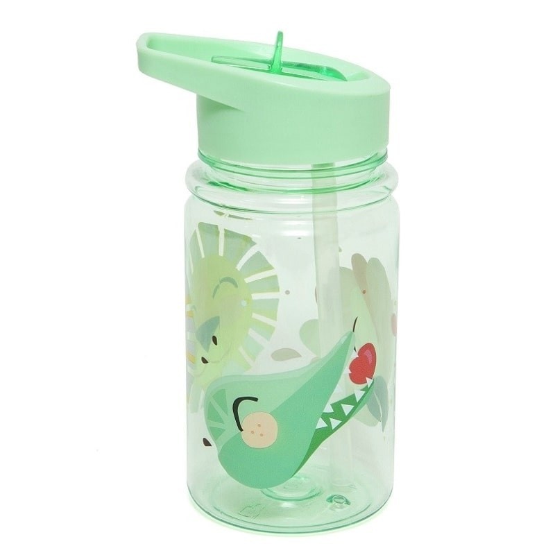 Petit Monkey Bidon Lew/Papuga/Krokodyl 400ml Mint Pastel