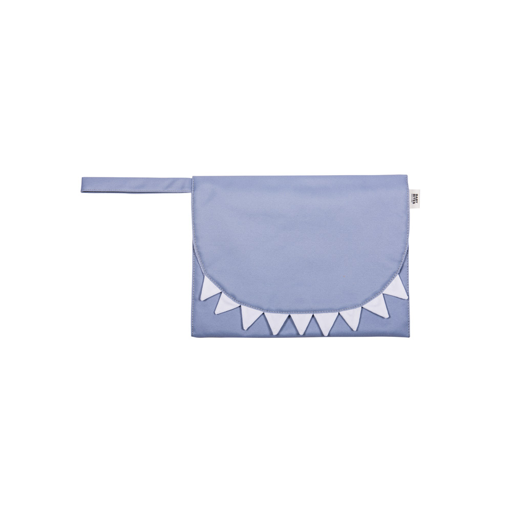 Baby Bites Przewijak podróżny Shark Slate Blue