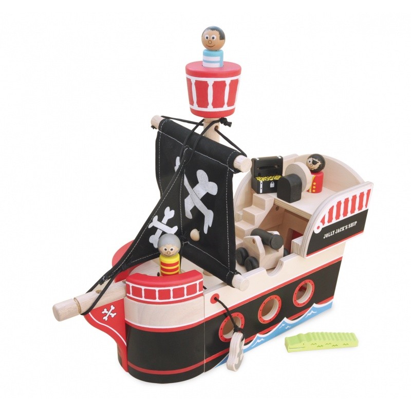 Indigo Jamm Drewniany statek piracki Jolliego Jacka 1+