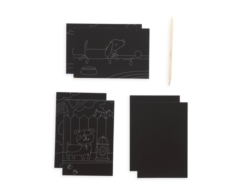 Ooly Zdrapywanki Mini Pieski 6+ Kreatywne Arkusze