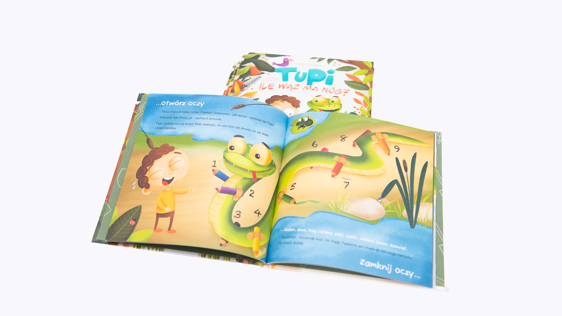 Tupi Ile Wąż Ma Nóg Książka Dla Dzieci 3+