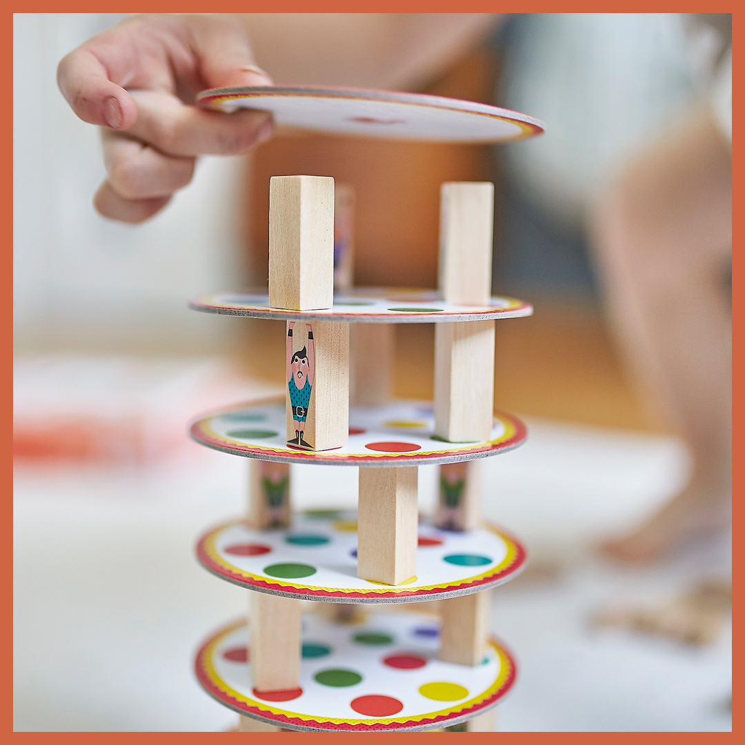 Janod Gra zręcznościowa Akrobaci 3+