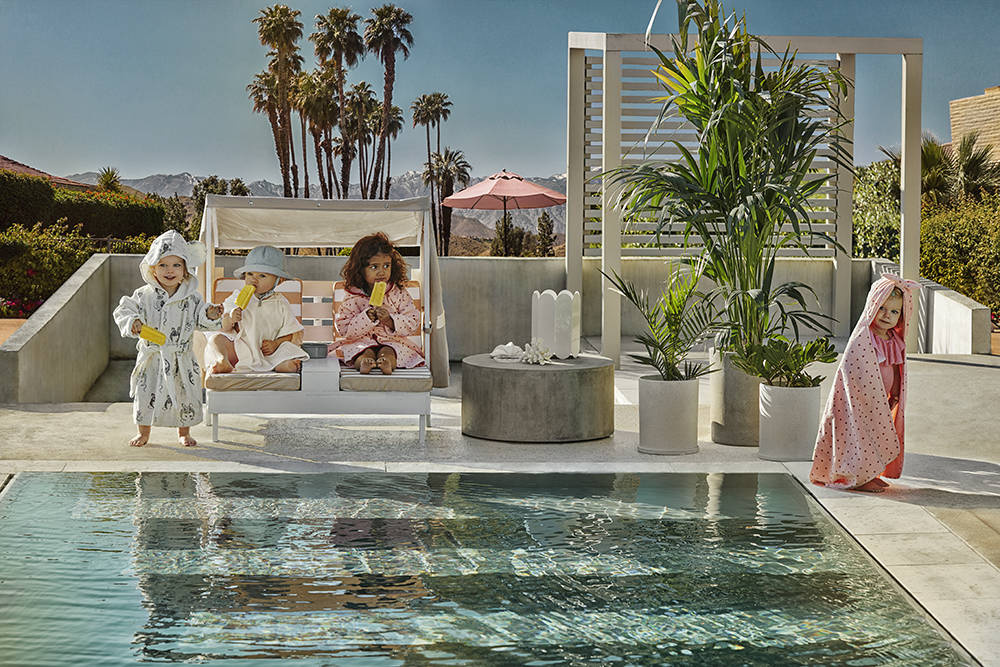 Elodie Details Szlafrok Dziecięcy Vanilla White 1-3 lata Bawełna 