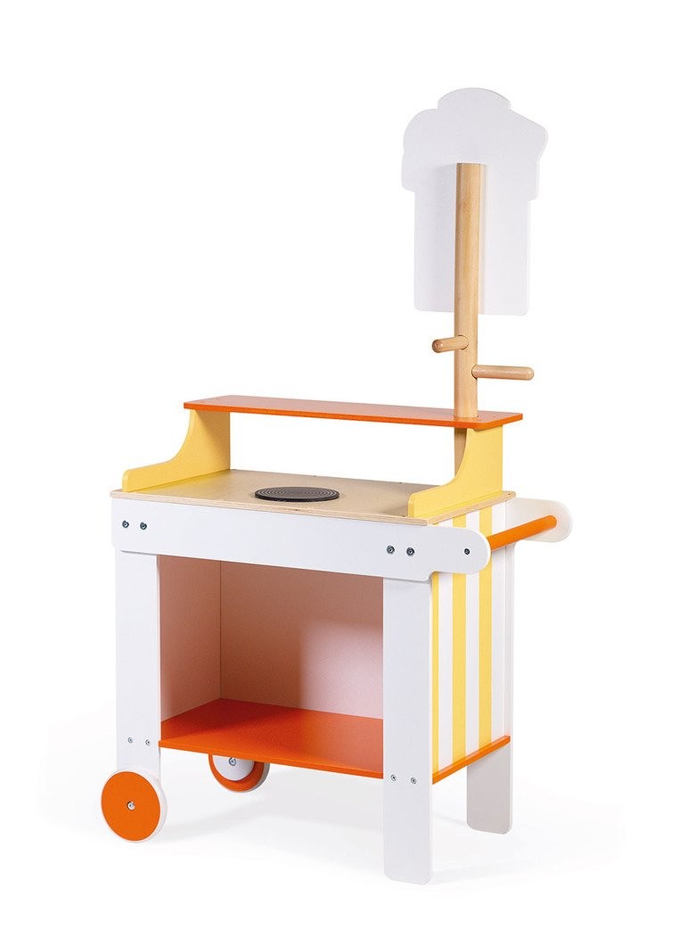 Janod Mobilna Drewniana Cukiernia z 40 Akcesoriami 3+